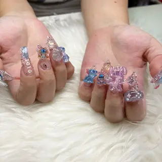 ロング see love gritterのネイルデザイン