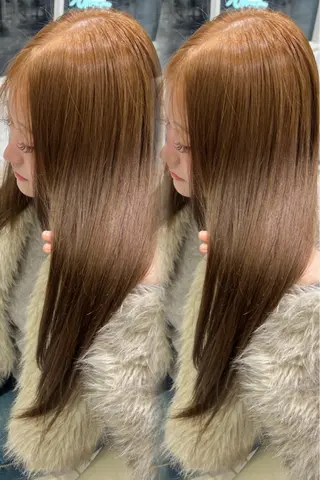 ロング カラー Risa/盛れる レイヤー/艶カラーのヘアスタイル