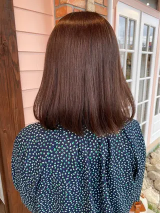 セミロング 藤井 沙季のヘアスタイル