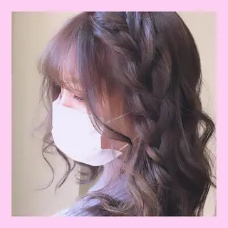 セミロング カラー🫧アレンジ 🎀REIMIのヘアスタイル