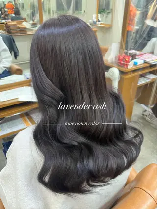 ロング カラー ayane 🩵のヘアスタイル