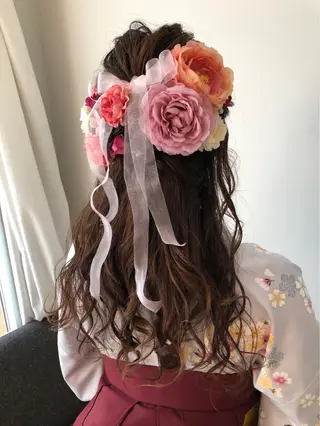ロング ヘアアレンジ レイヤーカット✂️ 横浜No1♡下鳥翔子のヘアスタイル