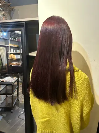 セミロング 樋富 優香のヘアスタイル