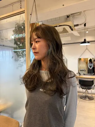 ロング カラー じゅわっと暖色カラー 🍊Moemiのヘアスタイル