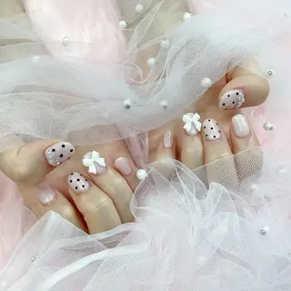 ネイル パーツ全部¥110 サロンミミのネイルデザイン