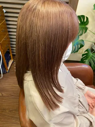 ロング カラー liL  hair サトウリョウタのヘアスタイル