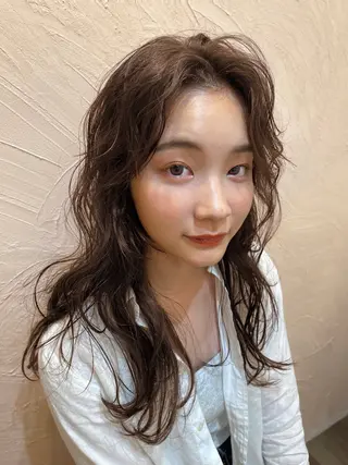 セミロング メンズhair /こえびのヘアスタイル