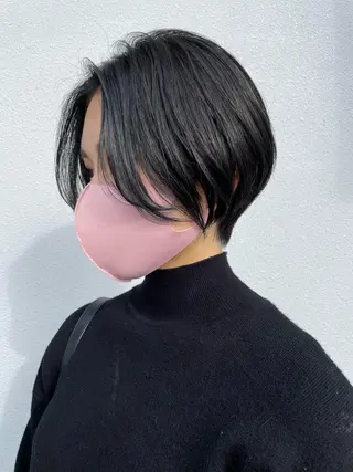 ショート モテ髪/ボブ/ショー ト/アダチフウトのヘアスタイル