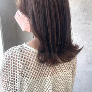 セミロング カラー ヘアアレンジ 🌻あいり merci.🌻のヘアスタイル