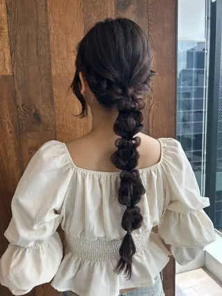 ロング 🎀大竹美侑／顔まわ りカット／レイヤーのヘアスタイル