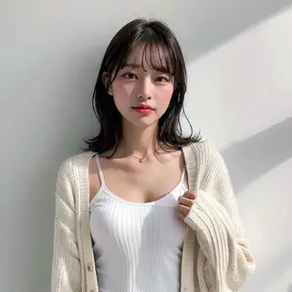 ミディアム 🍬 HaRuKa 🍬のヘアスタイル