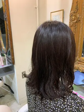ミディアム パーマ 立石 タテイシのヘアスタイル