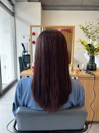 ロング カラー Ore🫧タナカマヤ /柔らかい質感カラーのヘアスタイル