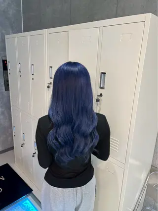 ロング カラー 🌈推し活ハイトーン 💫荒川結星のヘアスタイル