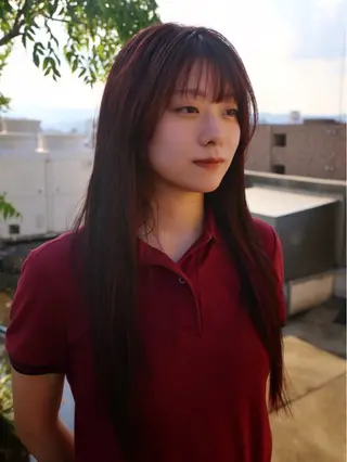 ロング カラー 中原 雄哉のヘアスタイル