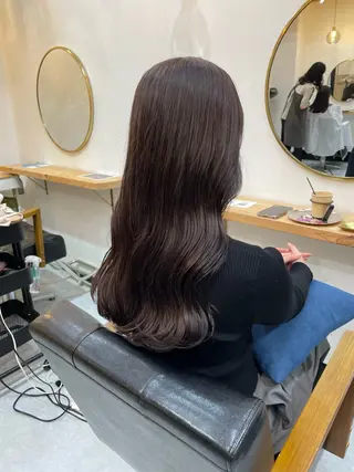 ロング カラー 高梨 菜々のヘアスタイル