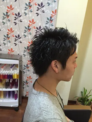 ショート メンズ 髪質改善・縮毛矯正/ 下村陽平のヘアスタイル