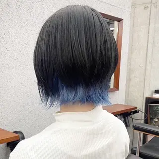ミディアム カラー ✂︎ウルフ・ショート ✂︎MIKUNIのヘアスタイル
