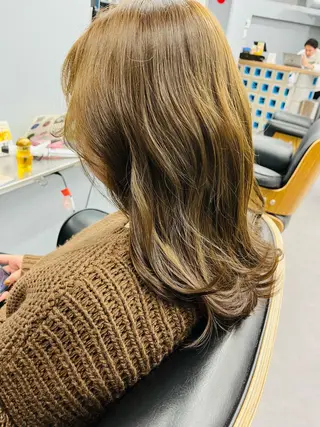 ロング カラー 池袋メンズパーマ フェード純平のヘアスタイル