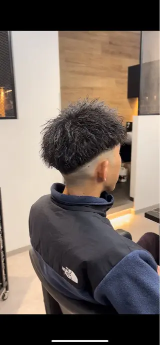 ショート パーマ メンズ 【Men's Lapis横浜】翔太のヘアスタイル