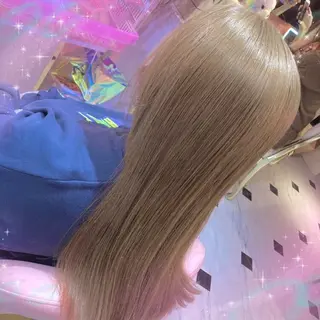 ロング カラー ビューティサロン ミルクのヘアスタイル