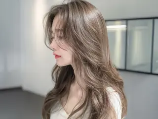 ロング カラー ヘアアレンジ VIM hairおもろまち店のヘアスタイル