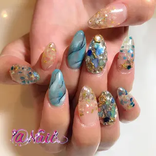 ネイル 小尾 栞のネイルデザイン