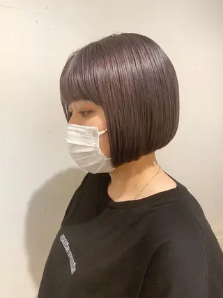 カラー shiori ﾍﾞｰｼﾞｭｶﾗｰのヘアスタイル
