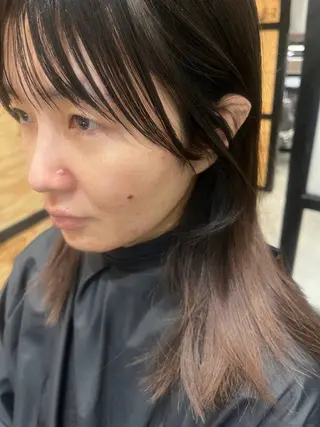 ロング メンズ 久木原 ゆりのヘアスタイル