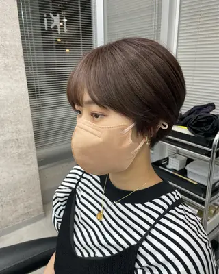 ショート カラー 💈メンズ/パーマ 💈中目黒/谷のヘアスタイル