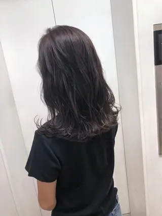 セミロング カラー オーナースタイリスト 奈須雄紀のヘアスタイル