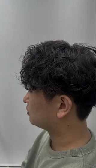 パーマ メンズ レディース／メンズ パーマ特化／内山遥斗のヘアスタイル