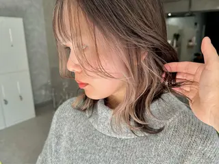 ミディアム カラー Libelle hair salonのヘアスタイル