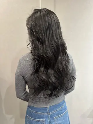 ロング カラー K Harukaのヘアスタイル