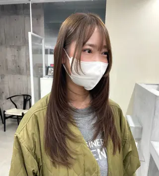 ロング カラー 錦 茉李 @lm.mari03のヘアスタイル