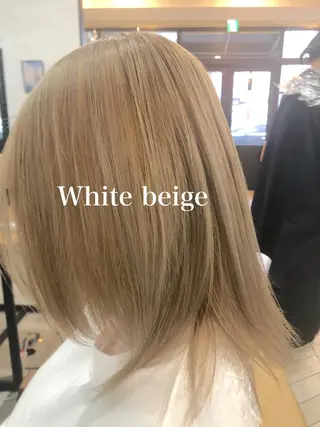 ミディアム カラー 和田 真弥のヘアスタイル