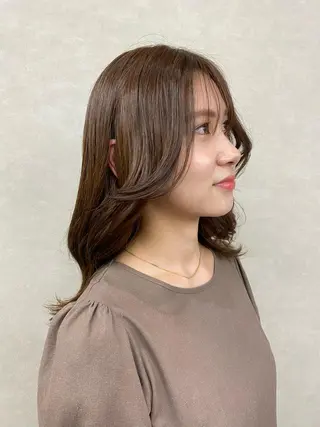 セミロング Zina南砂町 /渡部桐子のヘアスタイル