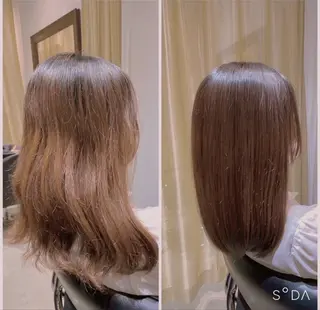 セミロング カラー 🌸スパ・ヘアカラー ソメソメソメサン🌸のヘアスタイル