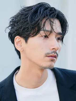 ショート パーマ メンズ 久保田 良のヘアスタイル