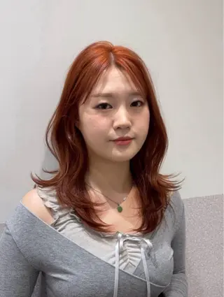 ミディアム ❤︎︎韓国ヘア❤︎︎ 𝑺𝒉𝒊𝒉𝒐のヘアスタイル