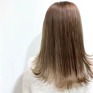 ミディアム シャドウパーマ/ 波巻パーマYu-Kiのヘアスタイル