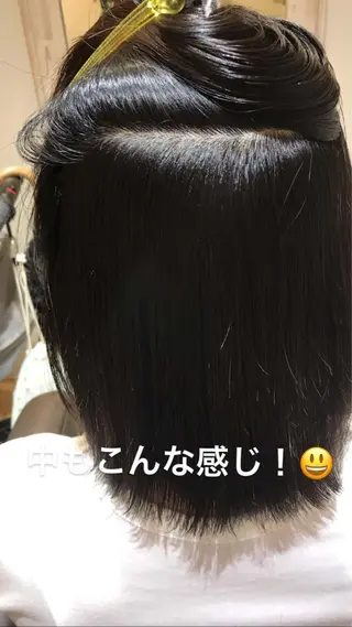 40代ママの 若見え専門美容師のヘアスタイル