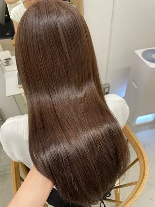 ロング カラー 山下 悠月のヘアスタイル