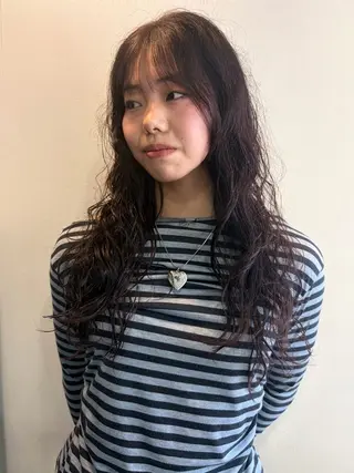 セミロング ボブパーマ／アレンジ Onのヘアスタイル