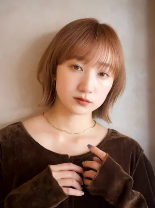 ミディアム カラー 越後 遥/ 透明感カラー🪞🤍のヘアスタイル