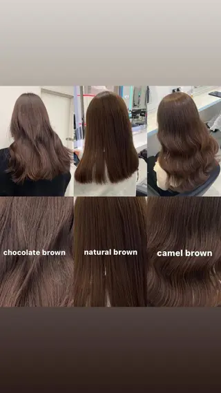 ロング 愛結 暖色カラー🎀🩰のヘアスタイル