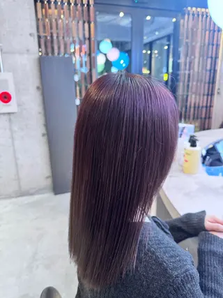 セミロング 透明感カラー/ 艶カラー/将生のヘアスタイル