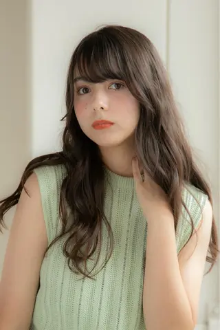 ロング カラー 【ミディアムと ロングに特化】島田恋のヘアスタイル