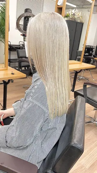 ロング カラー パーマ ヘアアレンジ メンズ キッズ ネイル マツエク・マツパ アイブロウ ブリーチ　ハイトーン 特化🌈フジタハルキのヘアスタイル