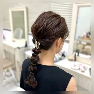 ヘアアレンジ 似合わせヘアメイク 💐オダギリチアキのヘアスタイル